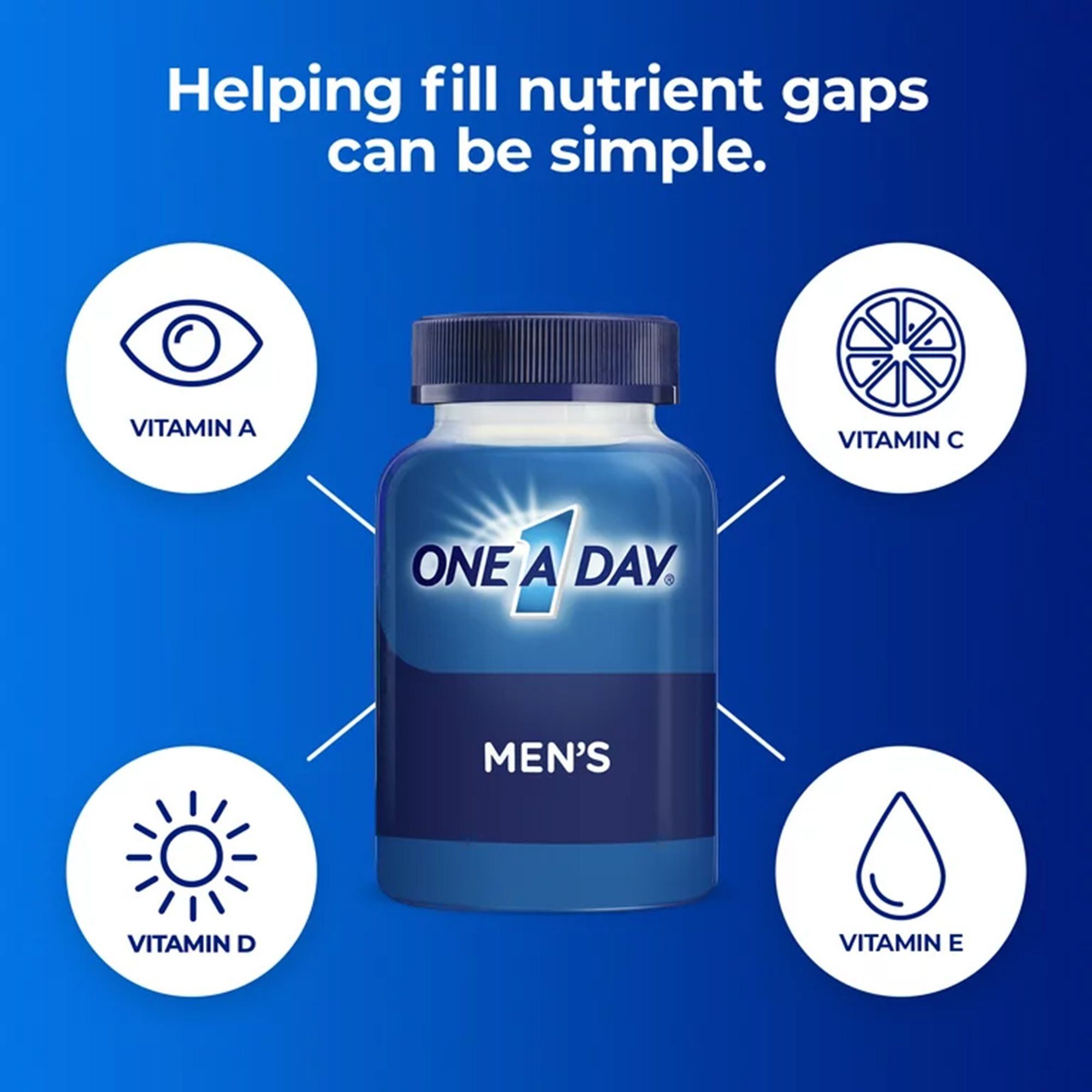 One A Day Men S Complete Multivitamin Tablets 100 Ct