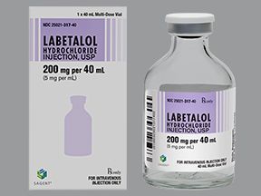 labetalol (oral/injection)