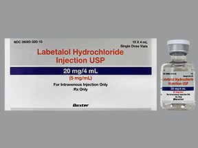 Labetalol injection 10mg/20mg, 5mg