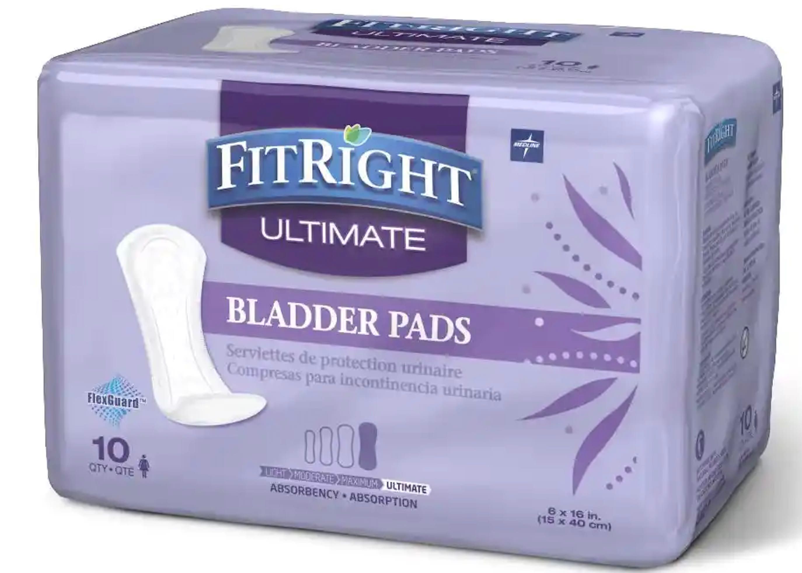 FitRight Incontinence Bladder Control Pads