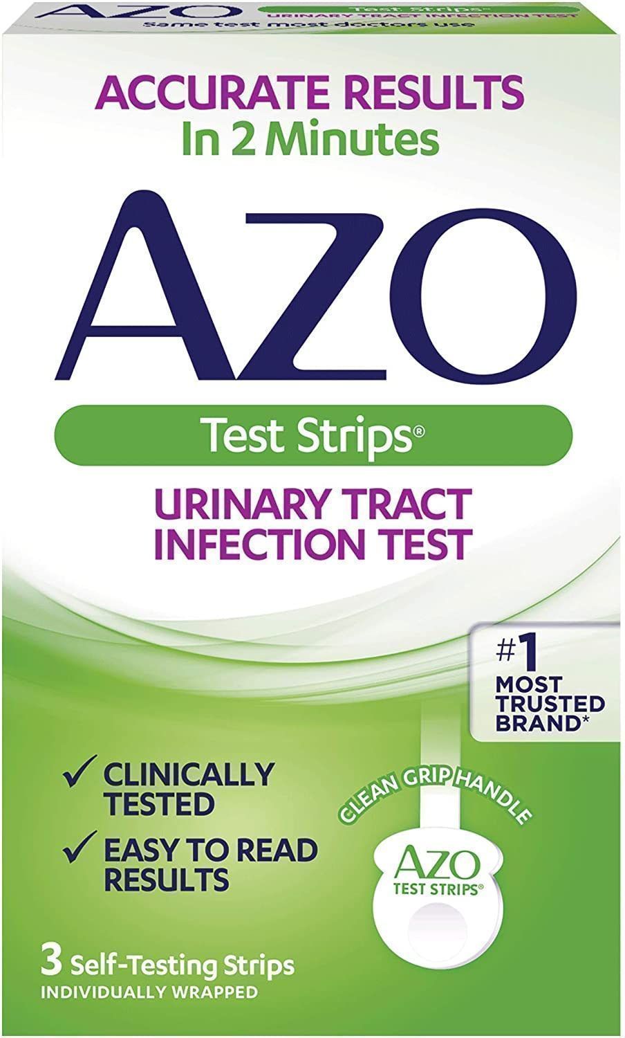 AZO Urinary Tract Infection Detection Tests - 3 Strips
