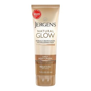 Jergens Natural Glow Revitalizing Daily Moisturizer, Medium to Tan Skin Tone - 7.5 fl oz