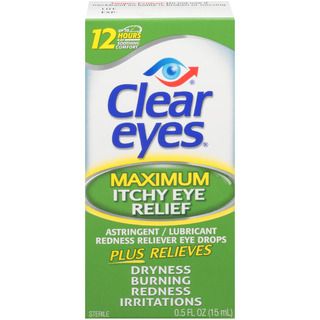 Clear Eyes Maximum Itchy Eye Relief Eye Drops - 0.5 Fl oz