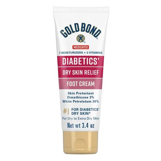 Gold Bond Ultimate Foot Cream Diabetics Dry Skin Relief - 3.4 oz