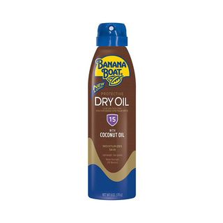 Banana Boat Dry Oil Clear Sunscreen Spray, SPF 15 - 6 oz