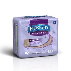 FitRight Ultra Incontinence Underwear for Women S M 20 ct