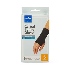 Medline Carpal Tunnel Glove with Flexible Splint - Small