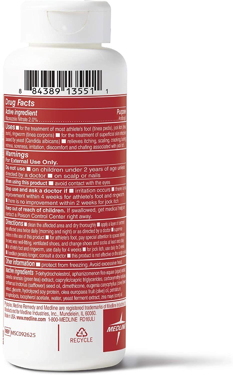 Medline Remedy Phytoplex Antifungal Powder - 3 oz