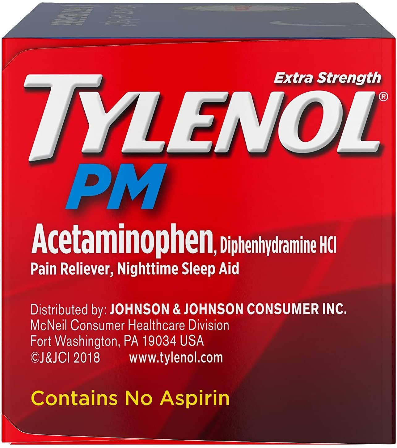 Tylenol PM Extra Strength Pain Reliever & Sleep Aid Caplets - Acetaminophen - 100 ct