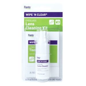 Flents Wipe 'n Clear Eyeglass Lens Cleaning Kit