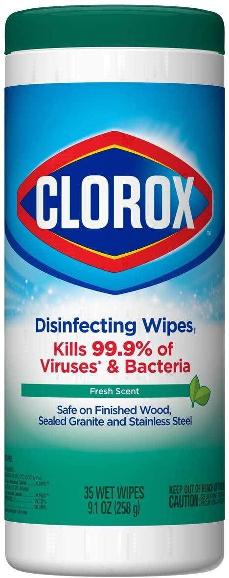 Clorox® Surface Disinfectant Cleansing Wipes, Fresh Scent -  35 ct