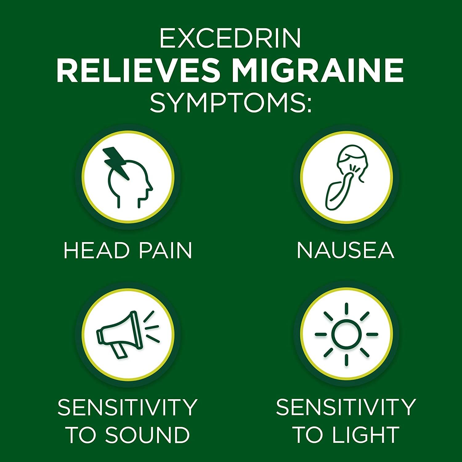 Excedrin Migraine Pain Reliever Caplets - 24 ct