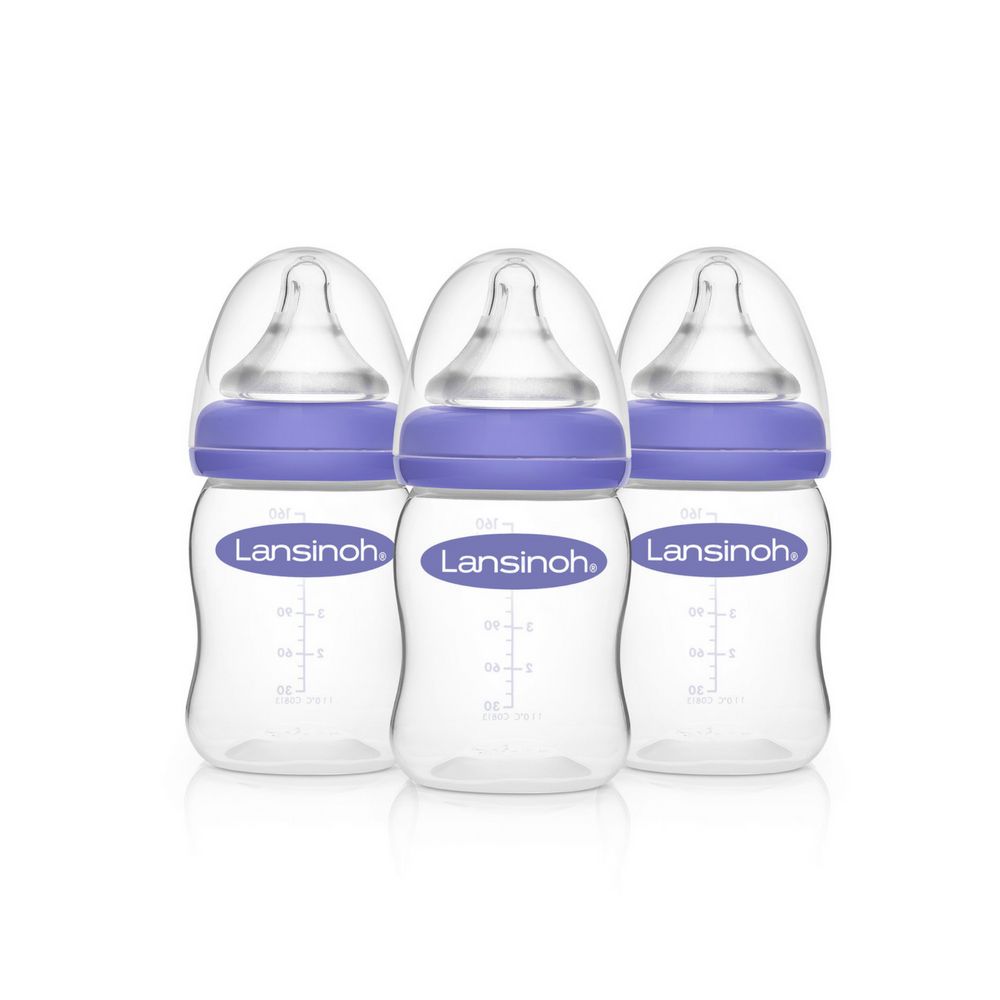 Lansinoh Breastfeeding  5oz Bottles - 3 ct
