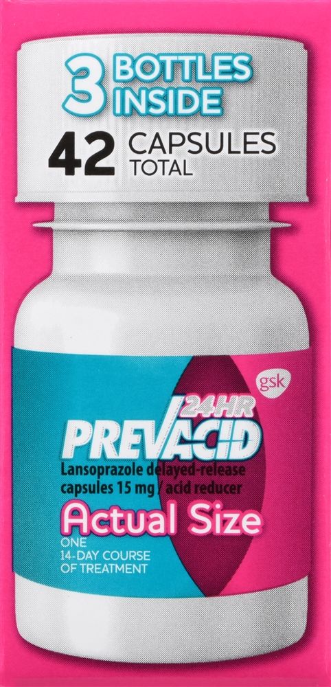 Prevacid 24 HR Acid Reducer Capsules - 42 ct
