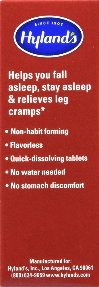 Hyland's Leg Cramps PM Quick-Dissolving Tablets - 50 ct