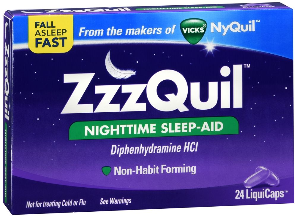 ZzzQuil Nighttime Sleep-Aid LiquiCaps - 24 ct