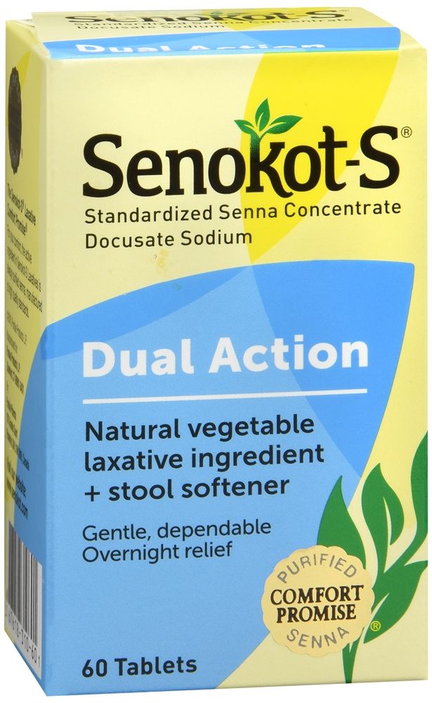 Senokot-S Laxative Plus Stool Softener Tablets - 60 ct