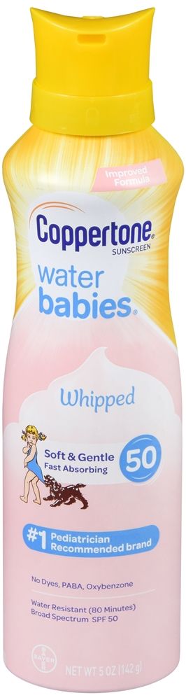 DISCCoppertone Water Babies Pure & Simple Whipped Sunscreen, SPF 50 - 5 oz