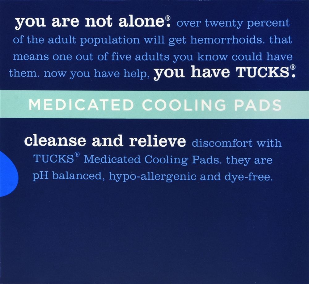 Tucks Medicated Cooling Pads - 100 ct