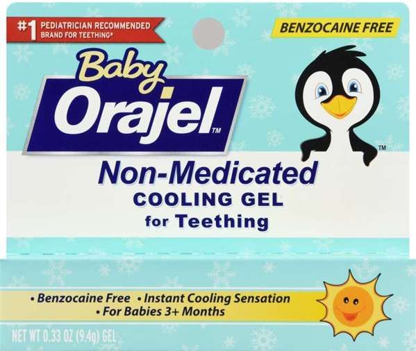 Baby Orajel Non-Medicated Cooling Gel for Teething - 0.33 oz