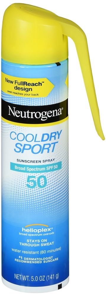 DISCNeutrogena CoolDry Sport Sunscreen Spray, SPF 50 - 5 oz