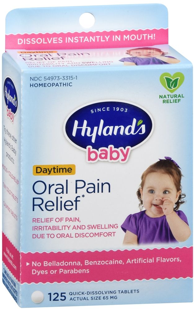 Hyland's Baby Daytime Oral Pain Relief Quick-Dissolving Tablets - 125 ct