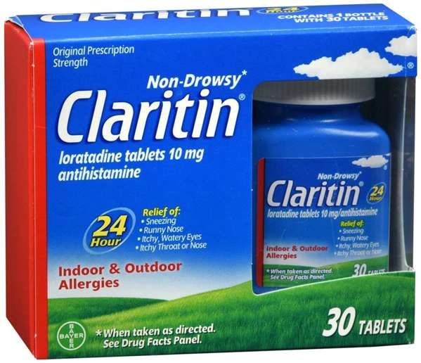 Claritin 24 Hour Allergy Tablets, 10 mg - 30 ct