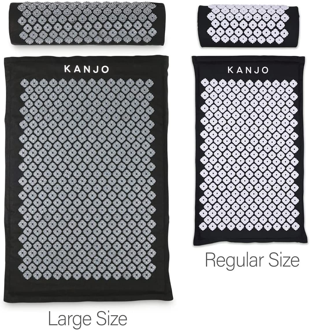 Kanjo Large Memory Foam Acupressure Mat Set - Black | Optum