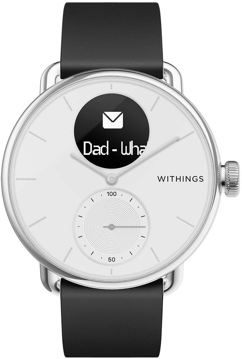 Withings Hybrid SmartWatch with ECG, Heart Rate & Oximeter, 38 mm
