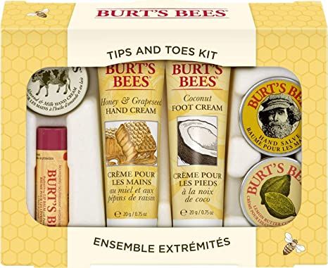 Burt's Bees® Tips & Toes Gift Set, 6 Travel Size Products in Gift Box