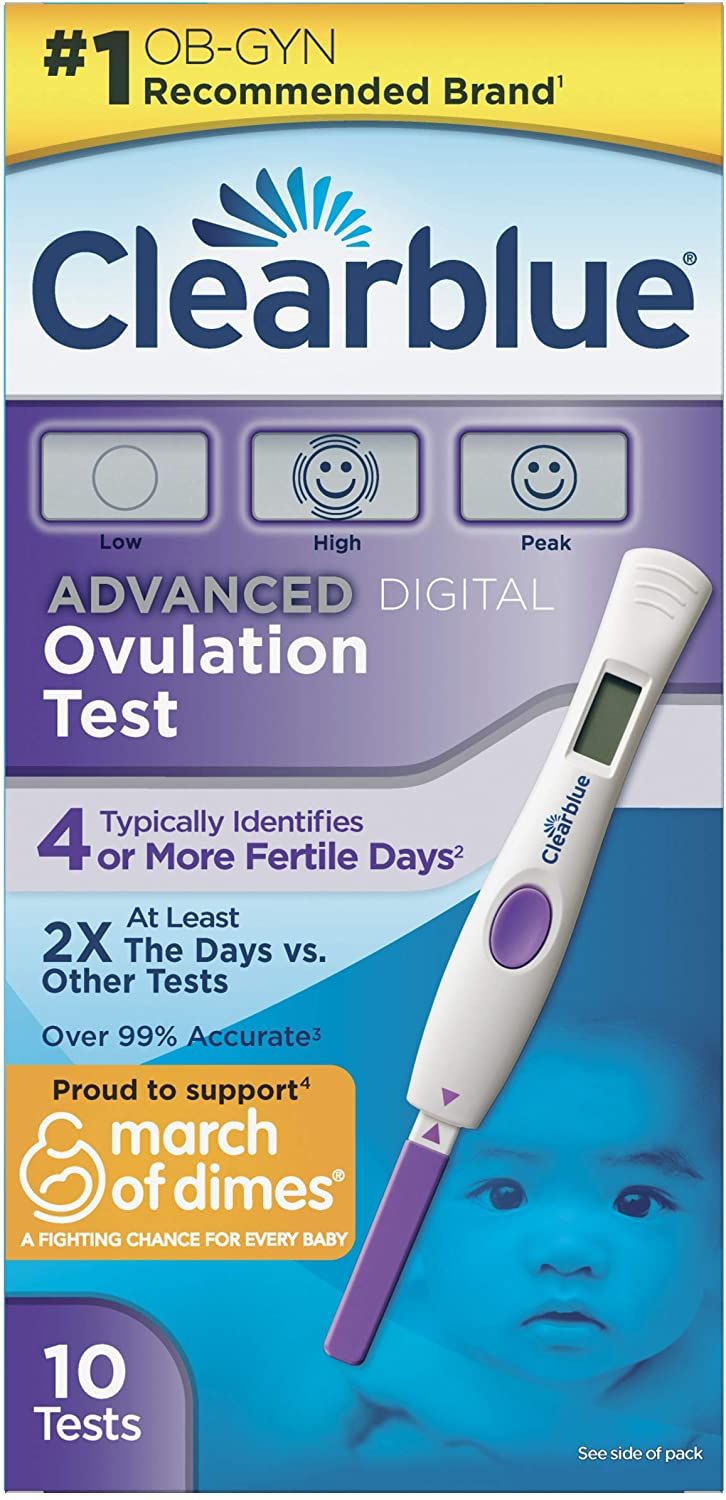 ClearBlue Advanced Digital Ovulation Tests - 10 ct