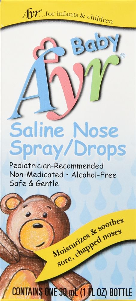 Ayr Baby Saline Nose Spray/Drops - 1 fl oz