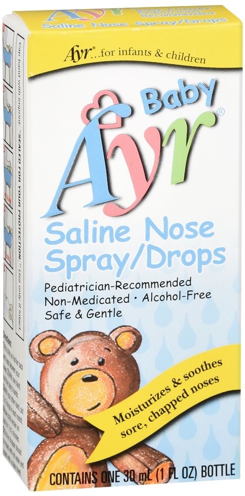 Ayr Baby Saline Nose Spray/Drops - 1 fl oz