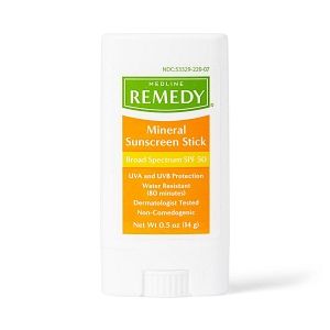 Medline Remedy Mineral Sunscreen Stick, SPF 50 - 0.5 oz