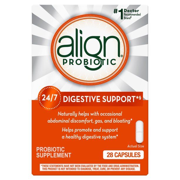 Align Probiotic Daily Digestive Health Supplement Capsules - 28 ct