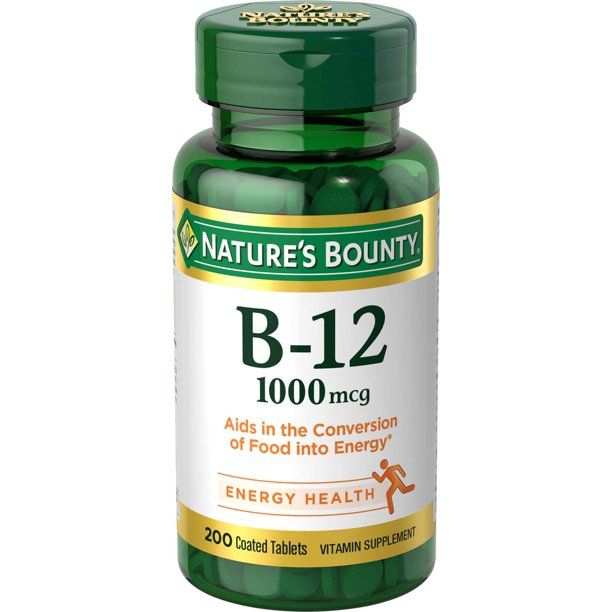 Nature's Bounty Vitamin B-12 1000 mcg - 200 ct
