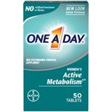 One A Day Women's Active Metabolism Multivitamin Tablets - 50 ct