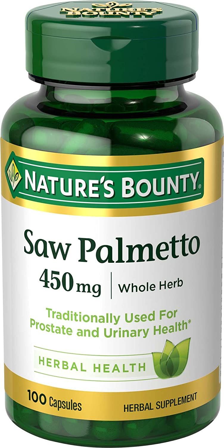 Nature's Bounty Saw Palmetto 450 mg Capsules - 100 ct