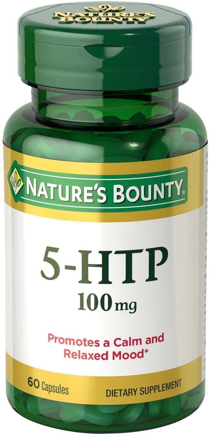Nature's Bounty 5-HTP 100 mg Capsules - 60 ct