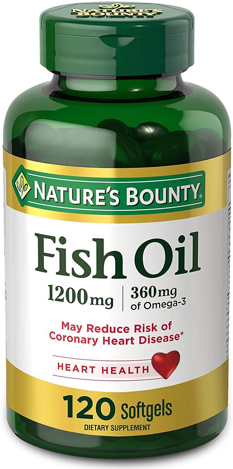 Nature's Bounty Fish Oil 1200 mg Softgels - 120 ct