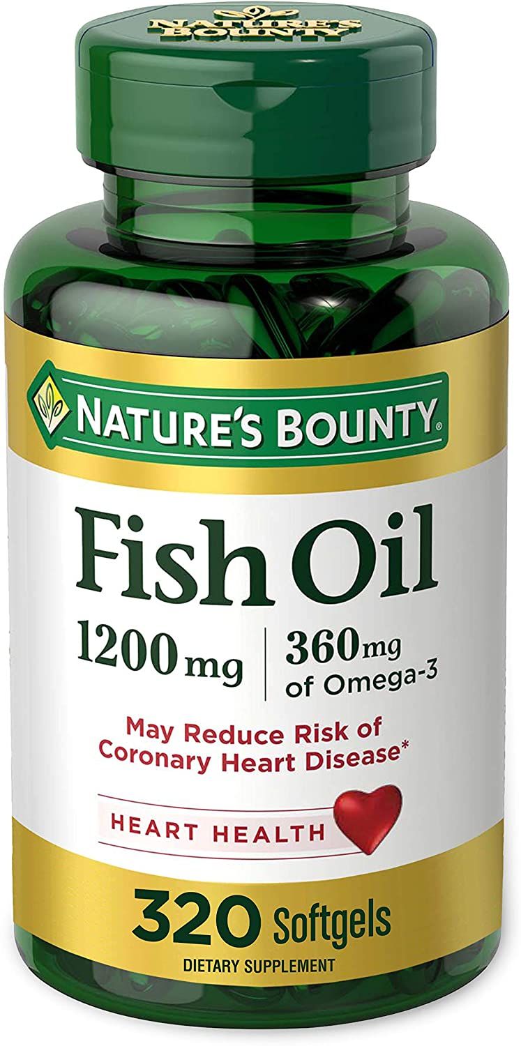 Nature's Bounty Fish Oil 1200 mg Softgels - 320 ct