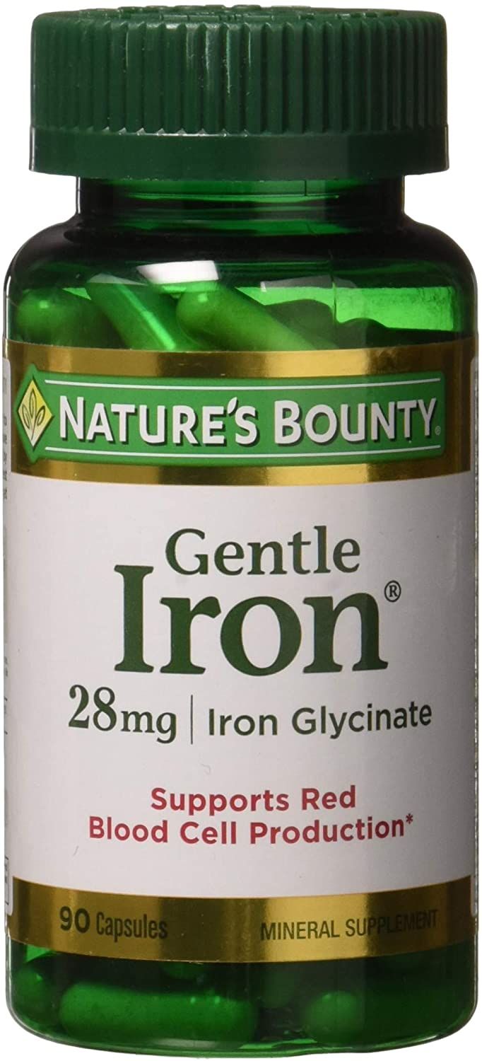 Nature's Bounty Gentle Iron Capsules - 90 ct