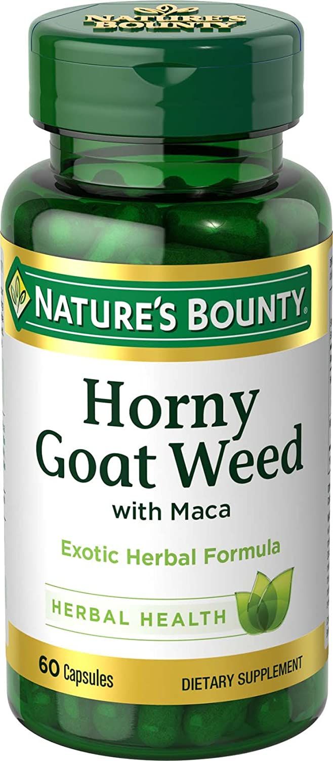 DISCNature's Bounty Horny Goat Weed Capsules - 60 ct