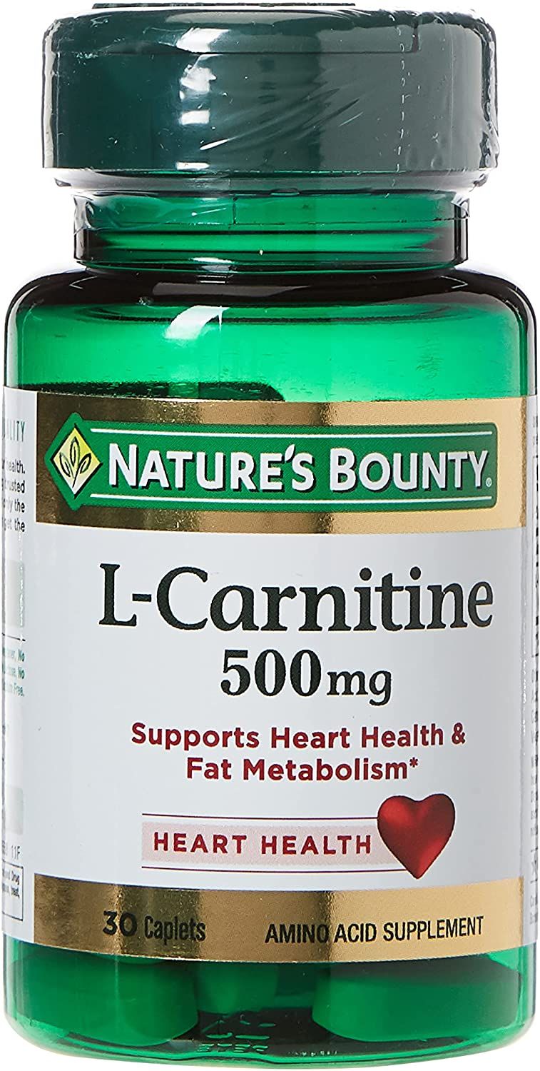 Nature's Bounty L-Carnitine 500 mg Tablets - 30 ct