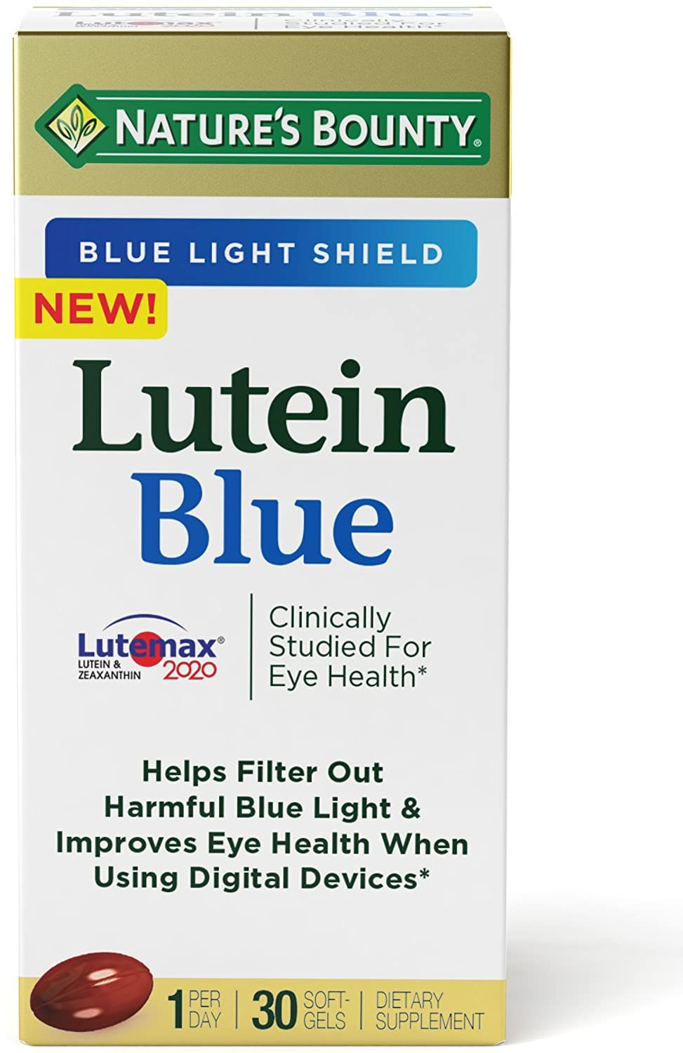 Nature's Bounty Lutein Blue Light Shield Softgels - 30 ct