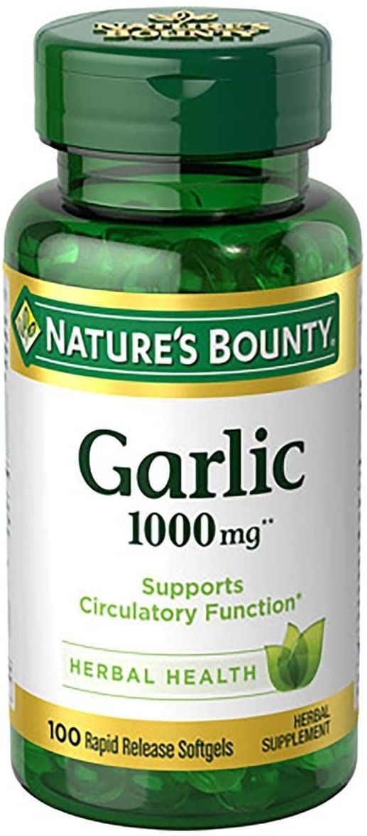 Nature's Bounty Odorless Garlic 1000 mg Softgels - 100 ct