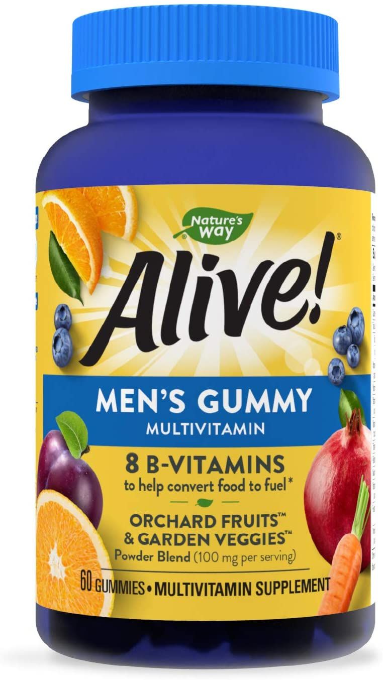 Nature's Way Alive! Men's Gummy Vitamins, Fruit Flavor - 60 ct