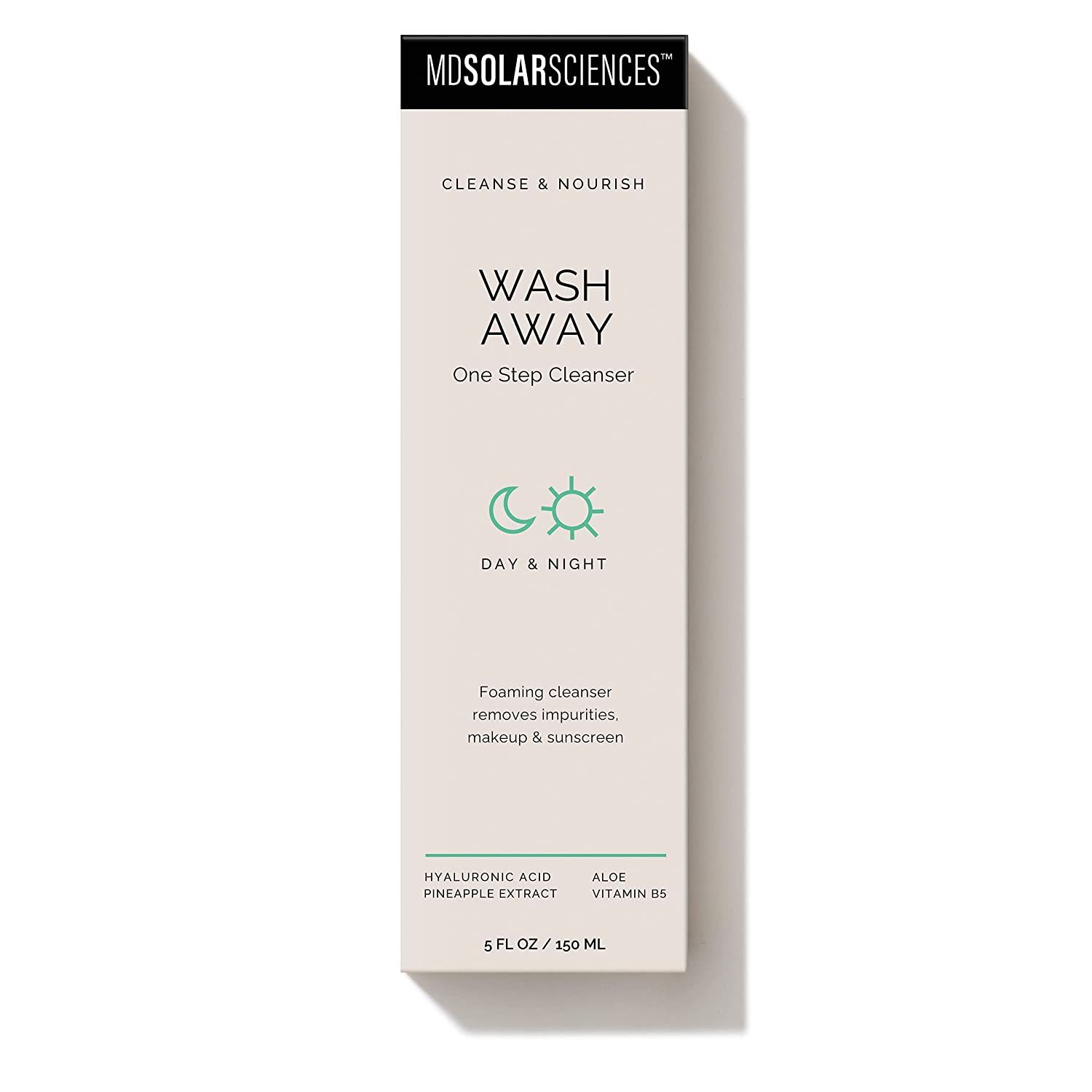 MDSolarSciences Wash Away One-Step Facial Cleanser - 5 oz