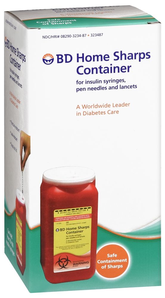 BD Home Sharps Container - 1.4 qt