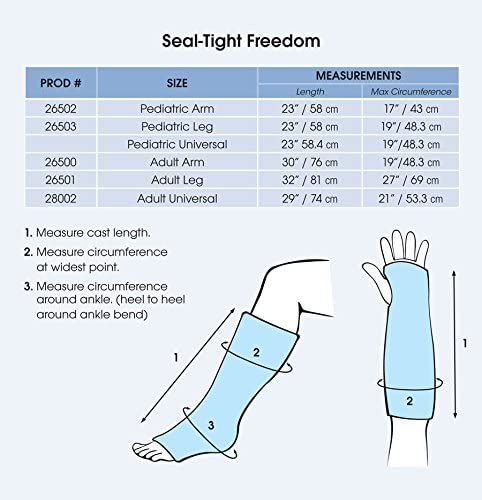 DISCSeal-Tight Freedom Cast & Bandage Protector - Adult Leg